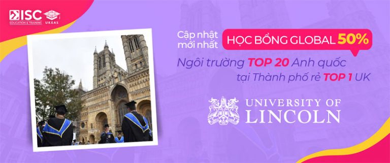 Học bổng University of Lincoln