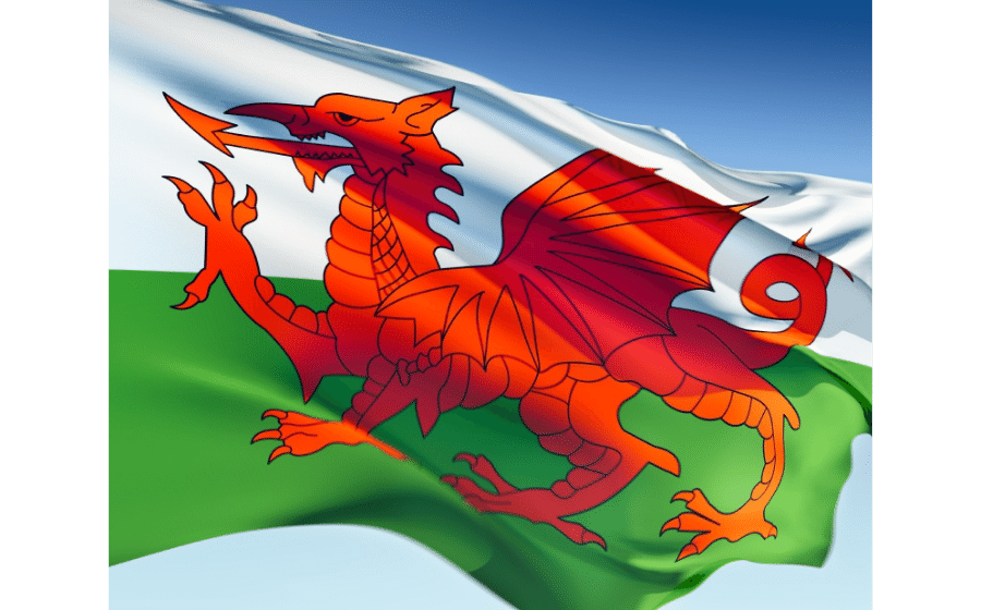 Lá cờ xứ Wales